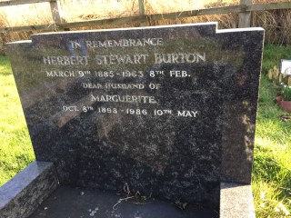 Herbert Stewart Burton grave